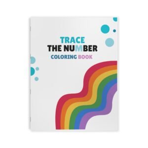 Trace the Number Coloring Book — Number Learning Activity Book for Kids