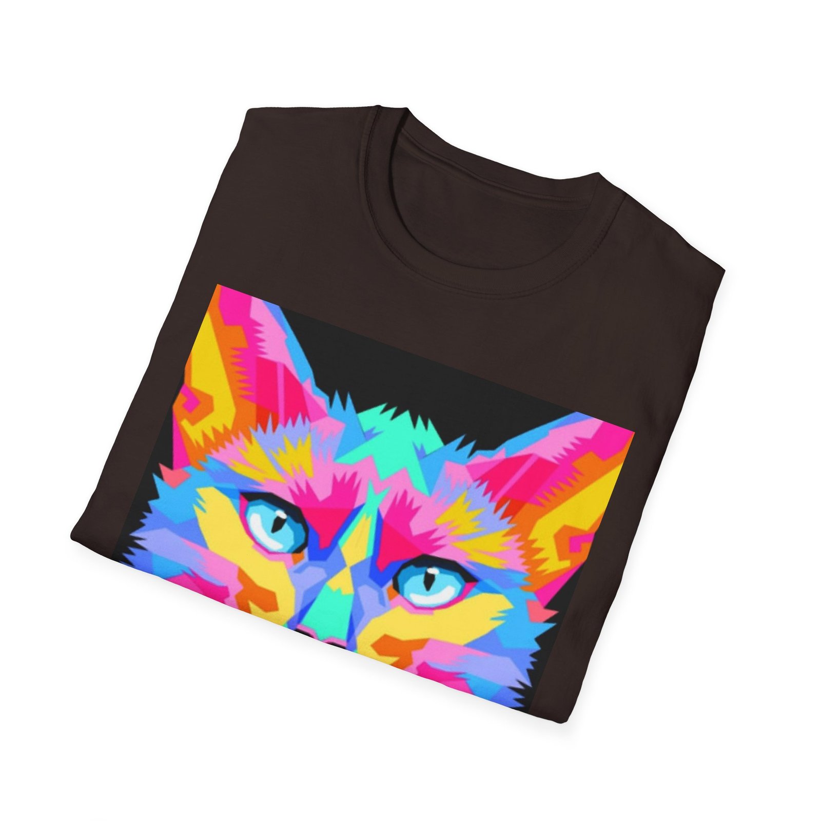 Colorful Pop Art Cat T-Shirt — "Best Friend" Graphic Tee - Image 12