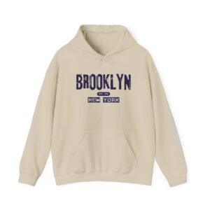 Brooklyn NY Vintage Logo Hoodie — New York City Streetwear Pullover