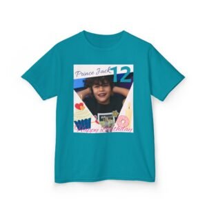 Happy Birthday custom Name Photo & Year  T-Shirt — First Birthday Custom Name Tee with Cupcake & Donut Design