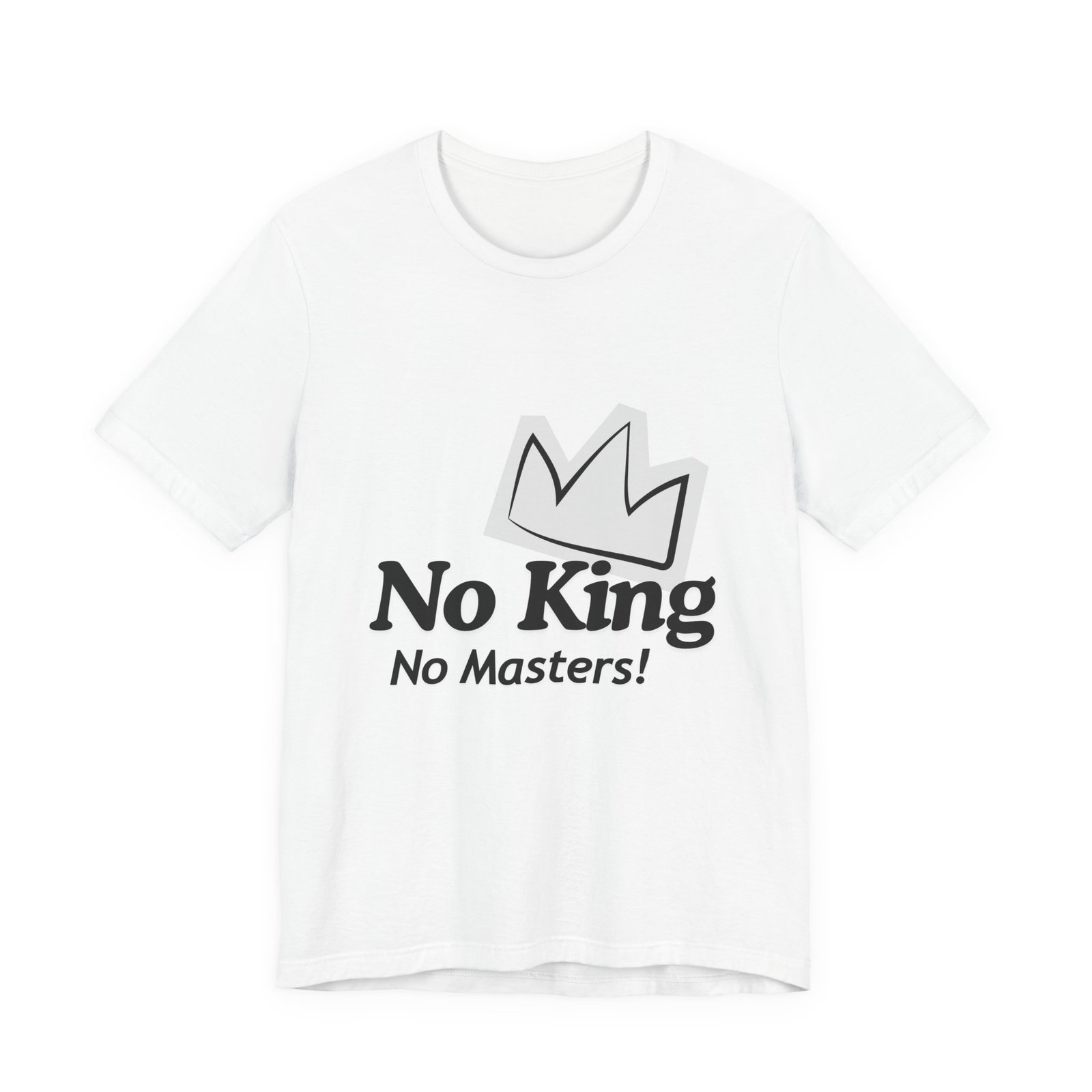 No King No Masters Tee — Anti-Authority Graphic T-Shirt Tshirts No King No Masters Tee — Anti-Authority Graphic T-Shirt