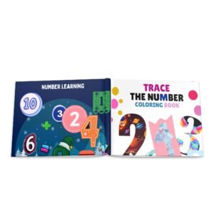 Number Learning Hardcover Coloring Book — Number Learning Activity Book for Kids